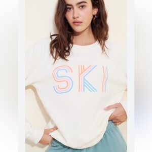 Retrobrand Ski Graphic Sweatshirt Size Small